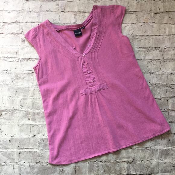 Sonoma Button Front Tee - Picture 1 of 4